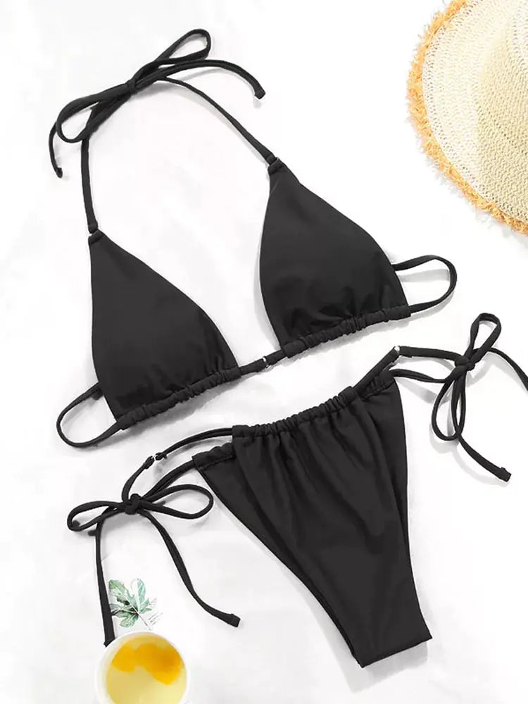 Adjustable String Bikini Sets - Merlani